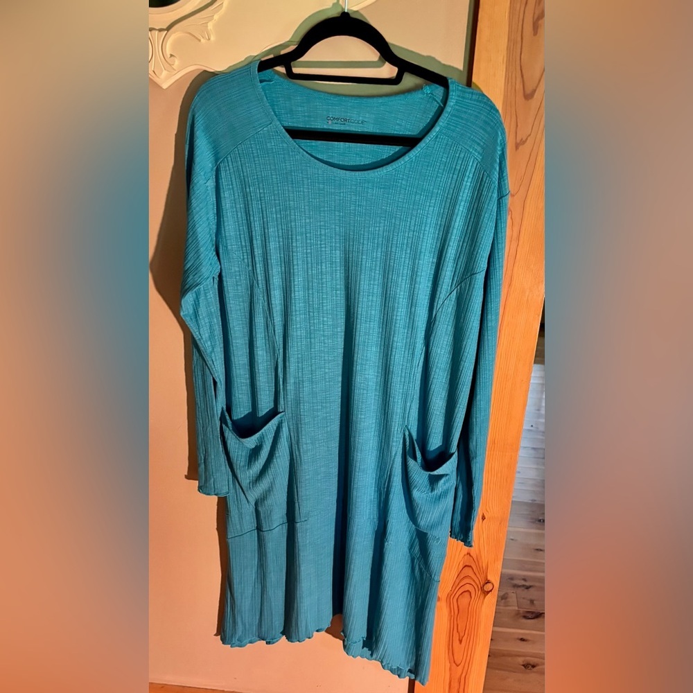 ⭐️Comfort Code by Cuddl Duds Ribbed Casual Dress⭐️ NWOT